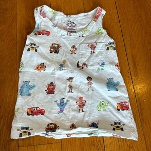 Monica + Andy 4T Disney Character Pocket Tank